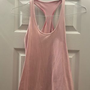 Pink lulu racerback tank